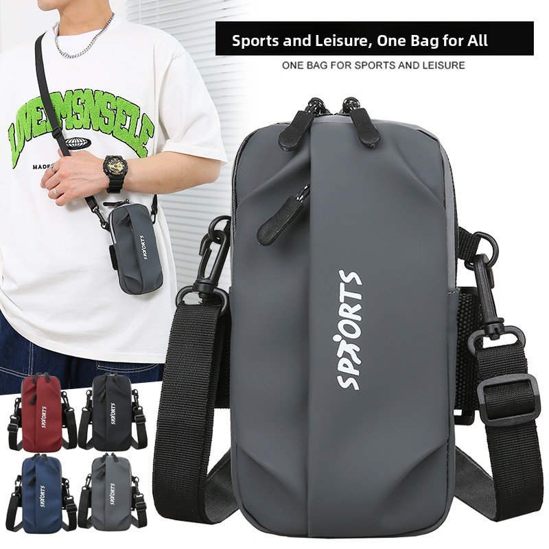 Xin Sports Equipment - กระเป๋าใส่โทรศัพท์สำหรับออกกำลังกายแบบยูนิเซ็กส์ อุปกรณ์วิ่งกลางแจ้ง กระเป๋าแขนยืดหยุ่นระบายอากาศสำหรับผู้ชายและผู้หญิง
