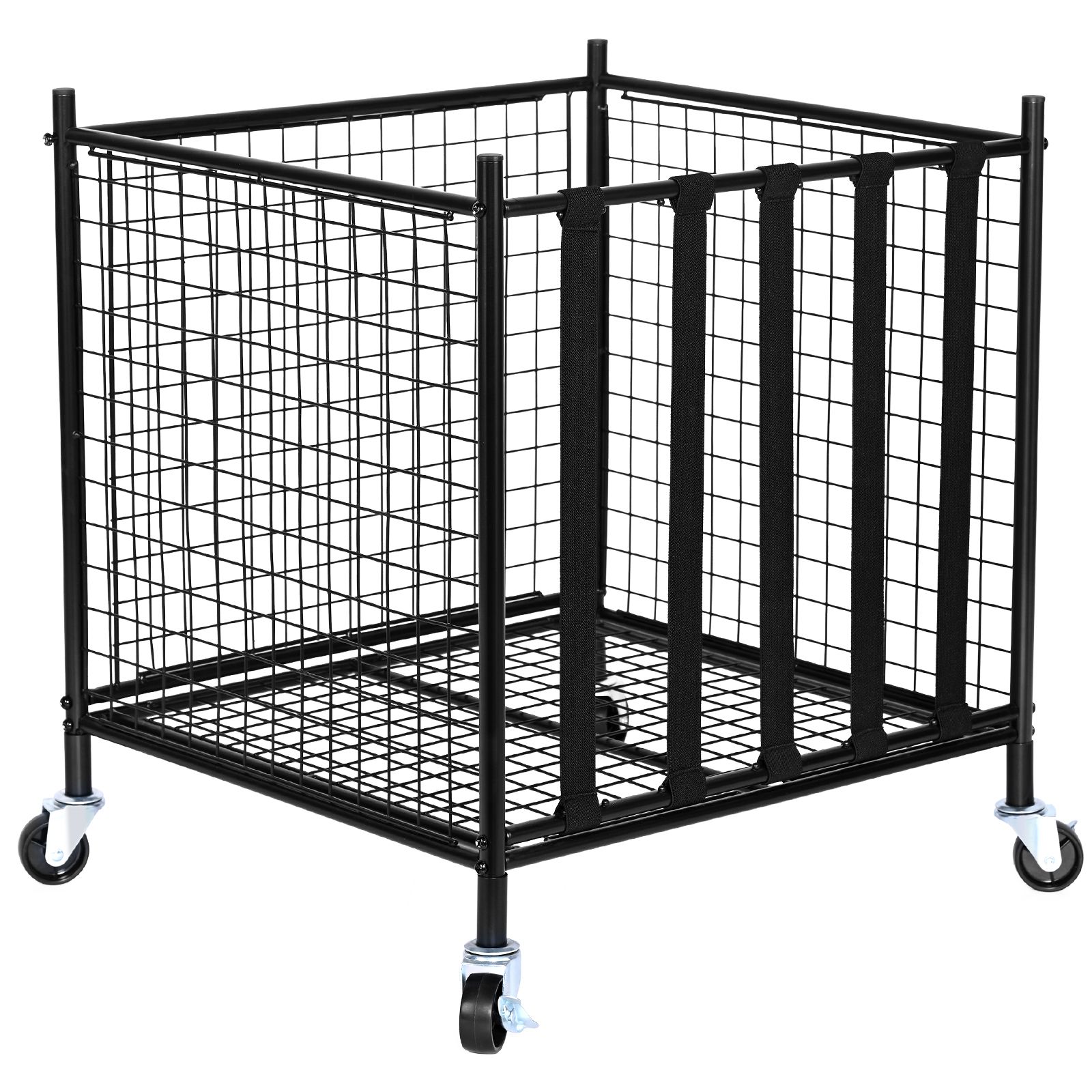 รถเข็นเก็บลูกบอลกีฬาแบบม้วนได้ - Sports Equipment Rack บทวิจารณ์และราคา