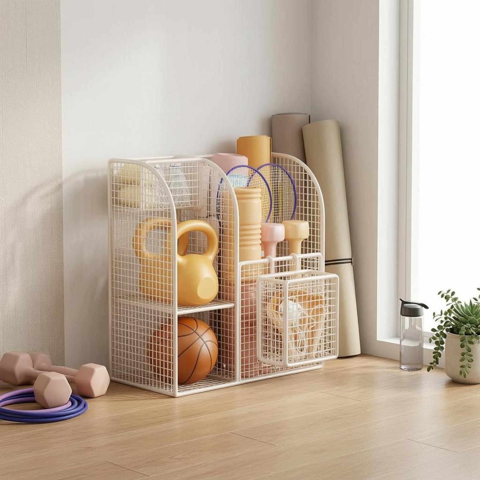 ชั้นวางของโลหะแข็งแรงสำหรับเก็ - Sports Equipment Rack บทวิจารณ์และราคา