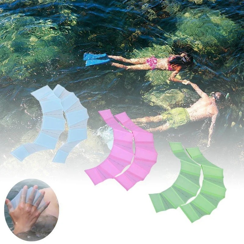 ถุงมือว่ายน้ำซิลิโคนแบบใหม่สำห - Sports Equipment 8 Year Old บทวิจารณ์และราคา