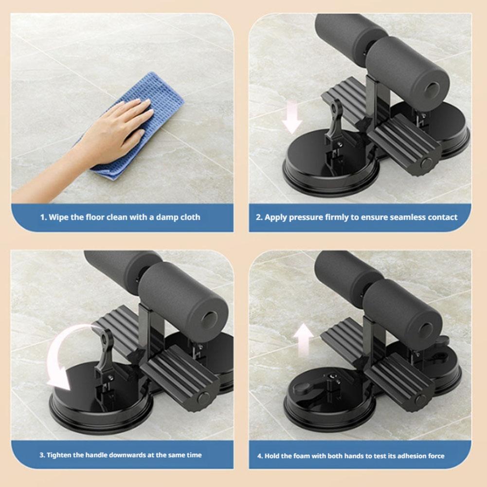 อุปกรณ์ช่วยซิทอัพแบบถ้วยดูดสอง - Sports Equipment Images บทวิจารณ์และราคา